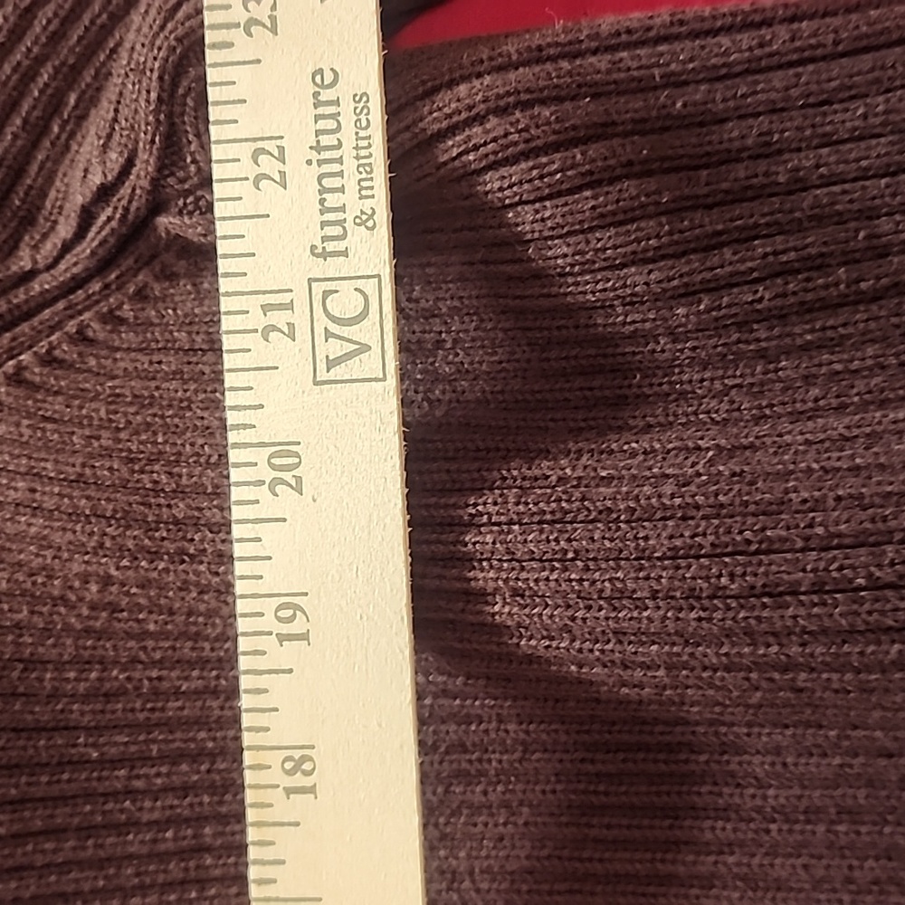 JONES NY SWEATER JACKET DEEP BROWN FULL ZIP - SUPER WARM 3X - Picture 12 of 12